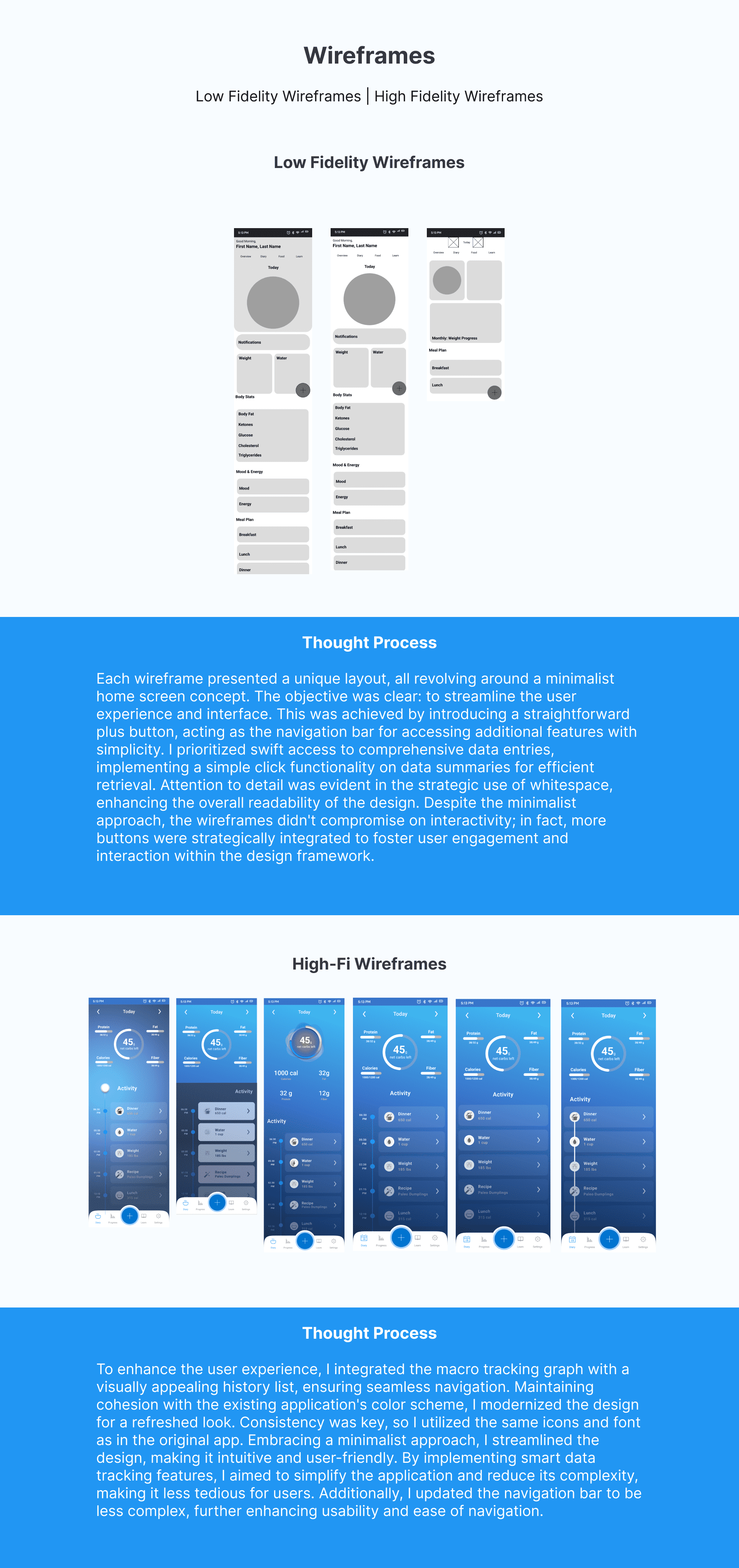 KetoDiet_Wireframes
